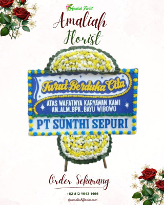 Papan Bunga Duka di Dorbolaang