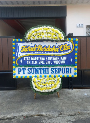 Papan Bunga Duka di Dorbolaang
